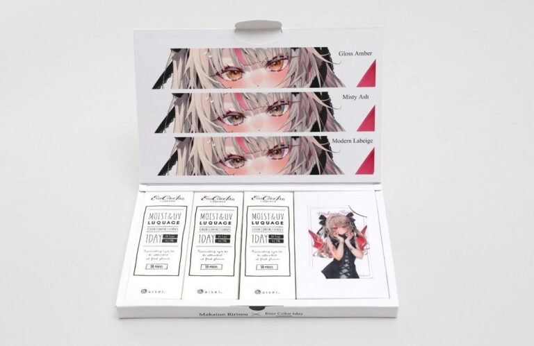 「彩虹社Vtuber聯手日本隱眼品牌,推出「魔界之莉莉姆」與「勞倫.伊羅斯」聯名彩色隱眼商品」