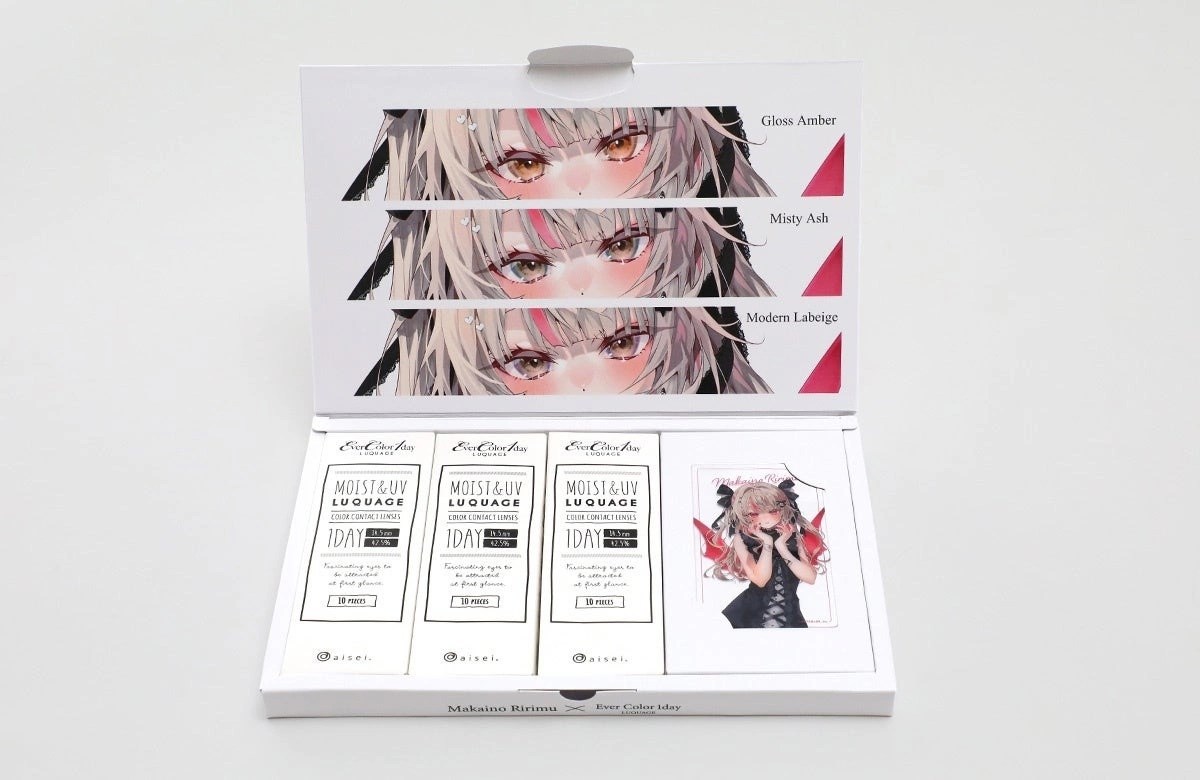「彩虹社Vtuber聯手日本隱眼品牌，推出「魔界之莉莉姆」與「勞倫．伊羅斯」聯名彩色隱眼商品」