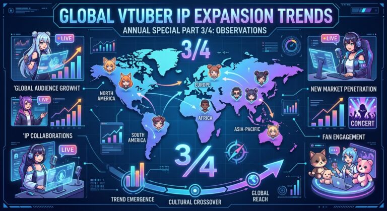 年度特輯3/4：國際 Vtuber IP 擴張趨勢觀察